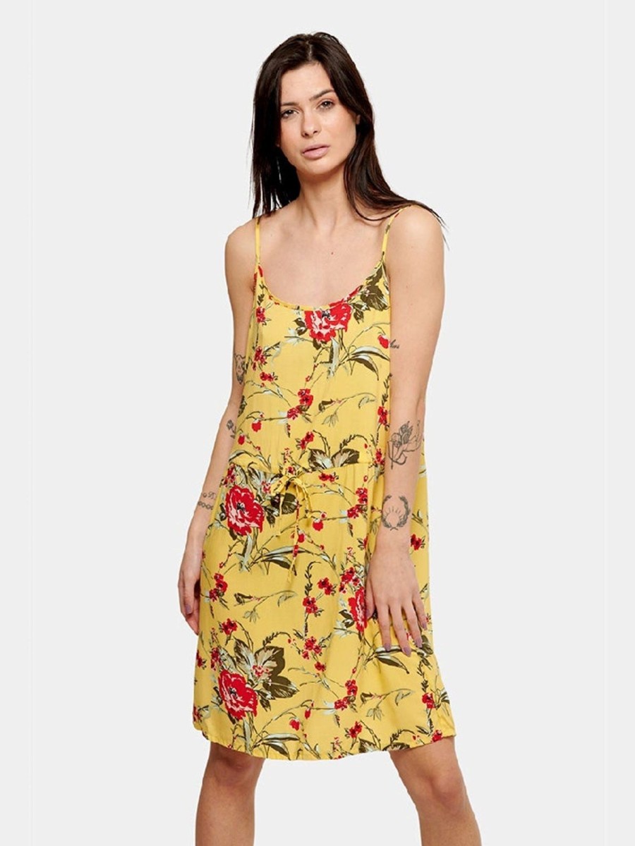 Dame Vero Moda Kjoler | Flora Kjole - Banana Cream