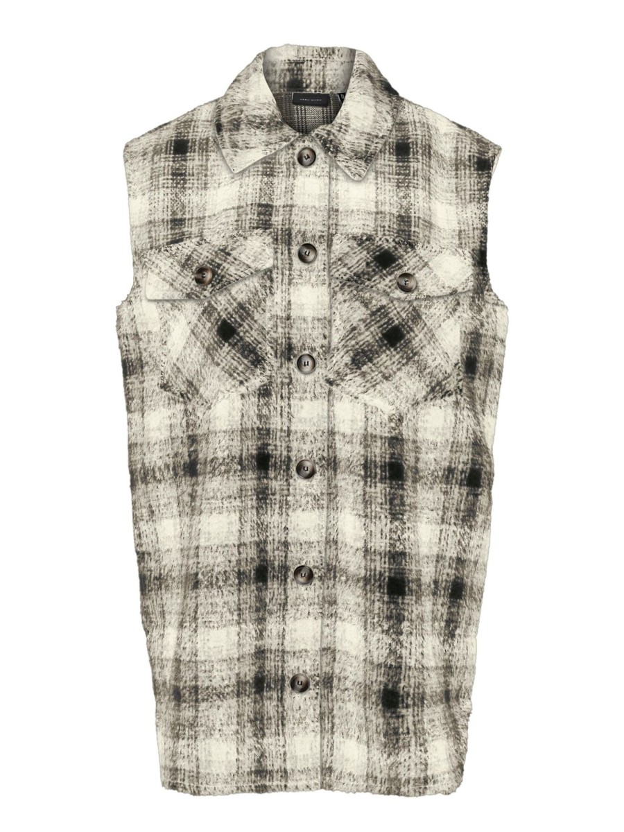 Dame Vero Moda Veste | Luna Vest - Safari