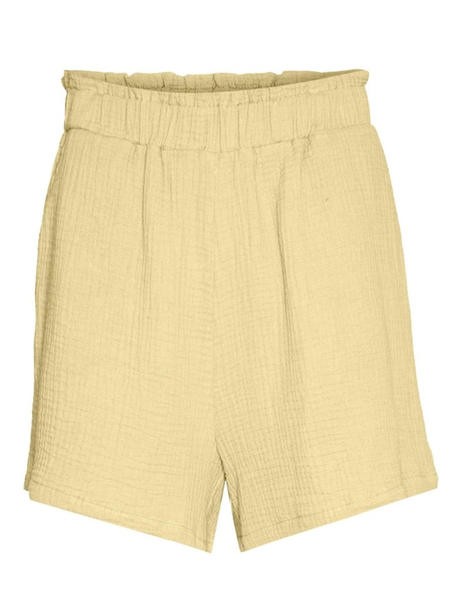 Dame Vero Moda Shorts | Natali Shorts - Lemon Meringue