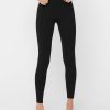 Dame ONLY Bukser | Skinny Leggings -Sort