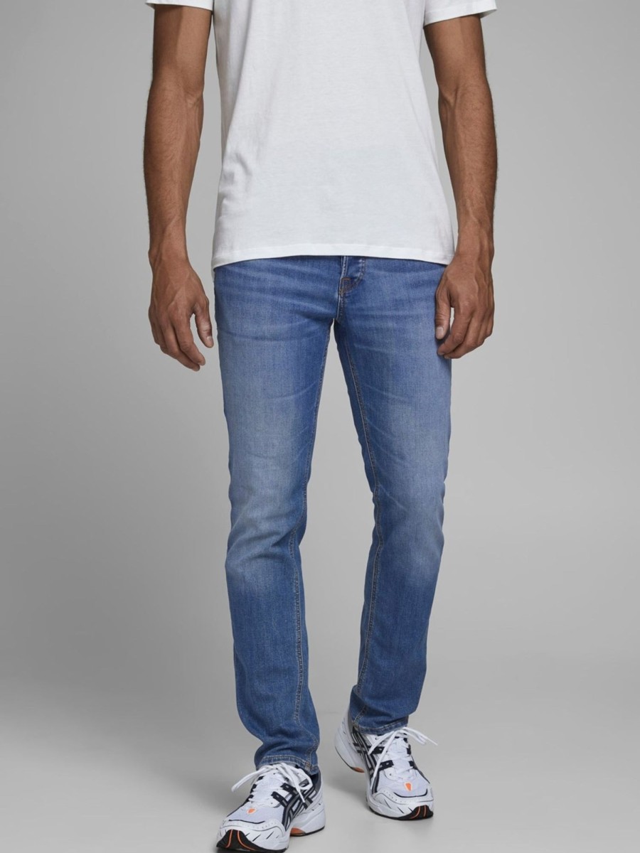 Herre Jack u0026 Jones Jeans | Glenn Original 815 Jeans - Denim Bla (Slim Fit)