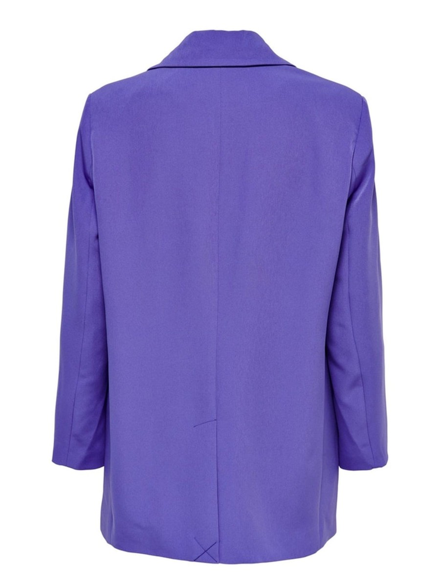 Dame ONLY Blazere | Lana-Berry Oversized Blazer - Deep Blue