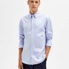 Herre Selected Homme Skjorter | Charles Slim Skjorte - Lysebla