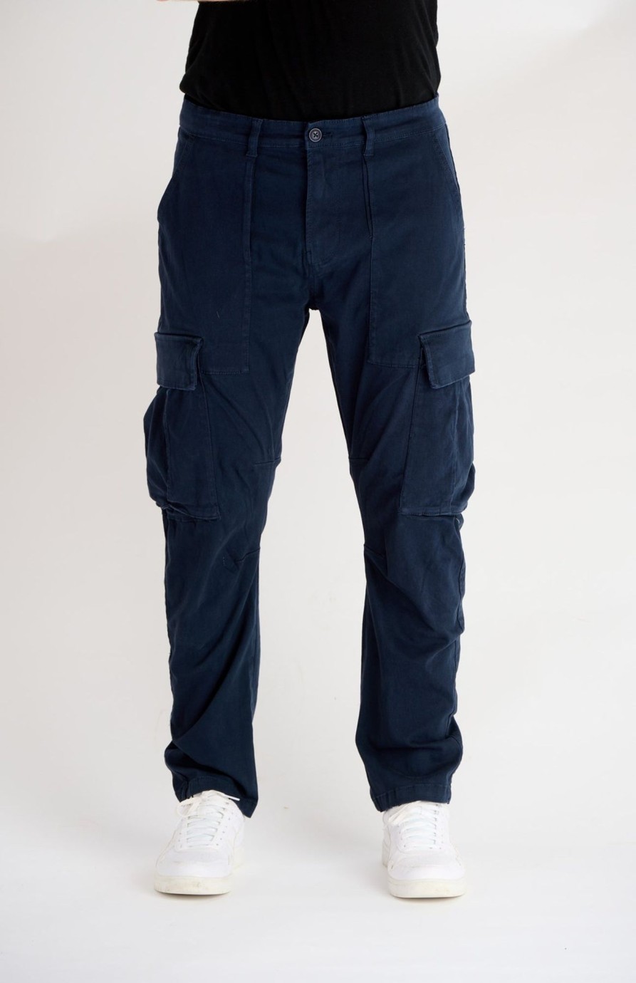 Herre INDICODE Bukser | Rando Cargo Bukser - Navy