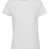 Dame TeeShoppen T-Shirts & Toppe | Basic T-Shirt - Hvid