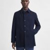 Herre Selected Homme Jakker & Frakker | Blod Elastisk Overgangs Frakke - Sky Captain