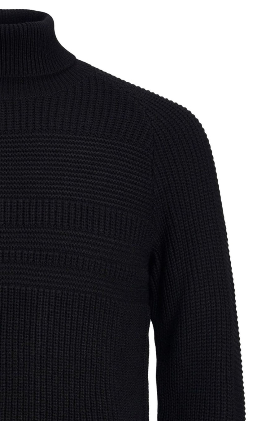 Herre Jack u0026 Jones Strik | Power Knit Turtleneck - Sort