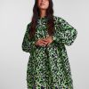 Dame PIECES Kjoler | Meline Mini Kjole - Grass Green