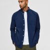 Herre Selected Homme Skjorter | Rick Flex Skjorte - Navy