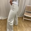 Dame Sisters Point Jeans | Owi Brede Jeans - Hvid