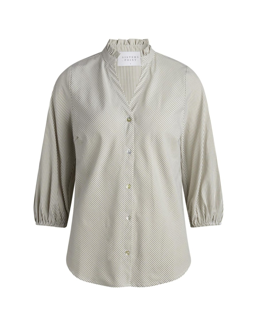 Dame Sisters Point Skjorter & Bluser | Emia Skjorte - Khaki