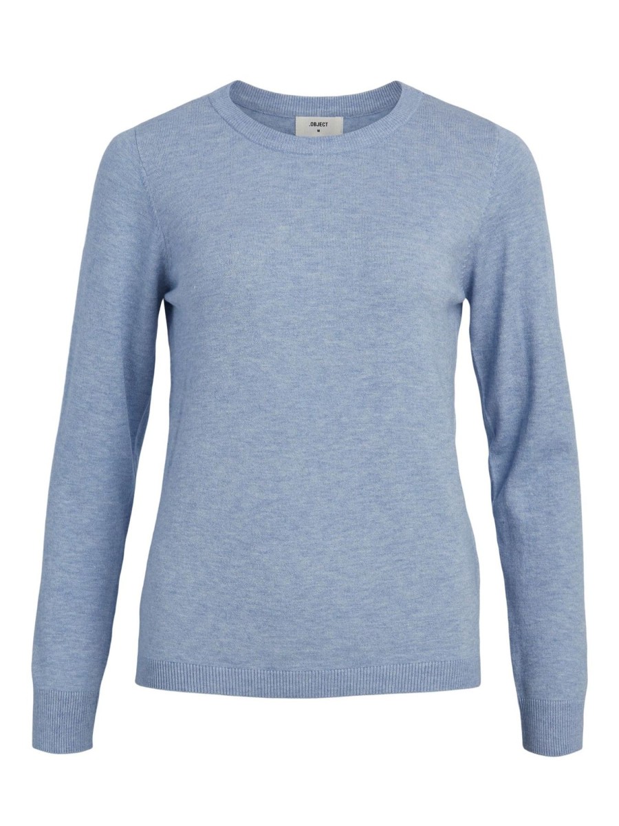 Dame Object Strik | Thess Strik Pullover - Serenity