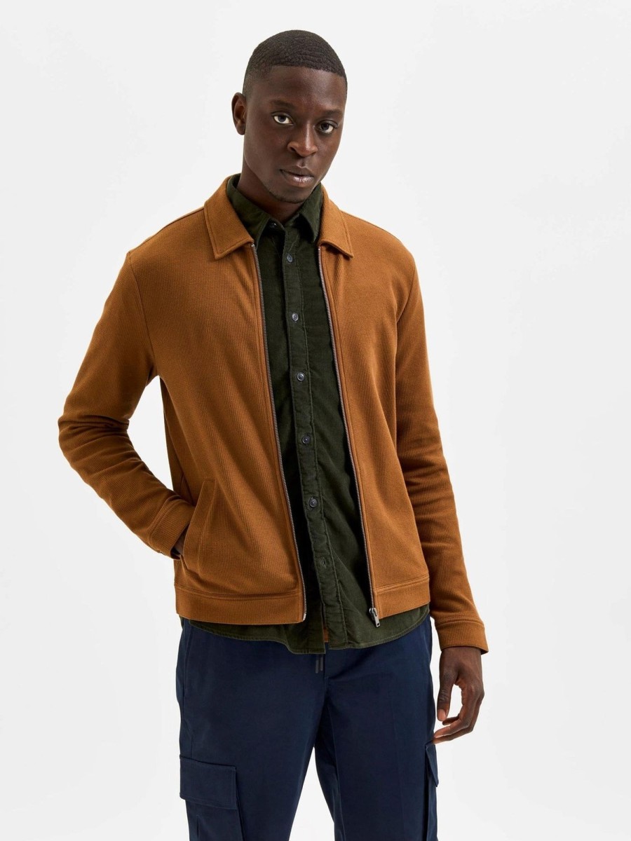 Herre Selected Homme Jakker & Frakker | Jacob Hybrid Jacket - Emperador