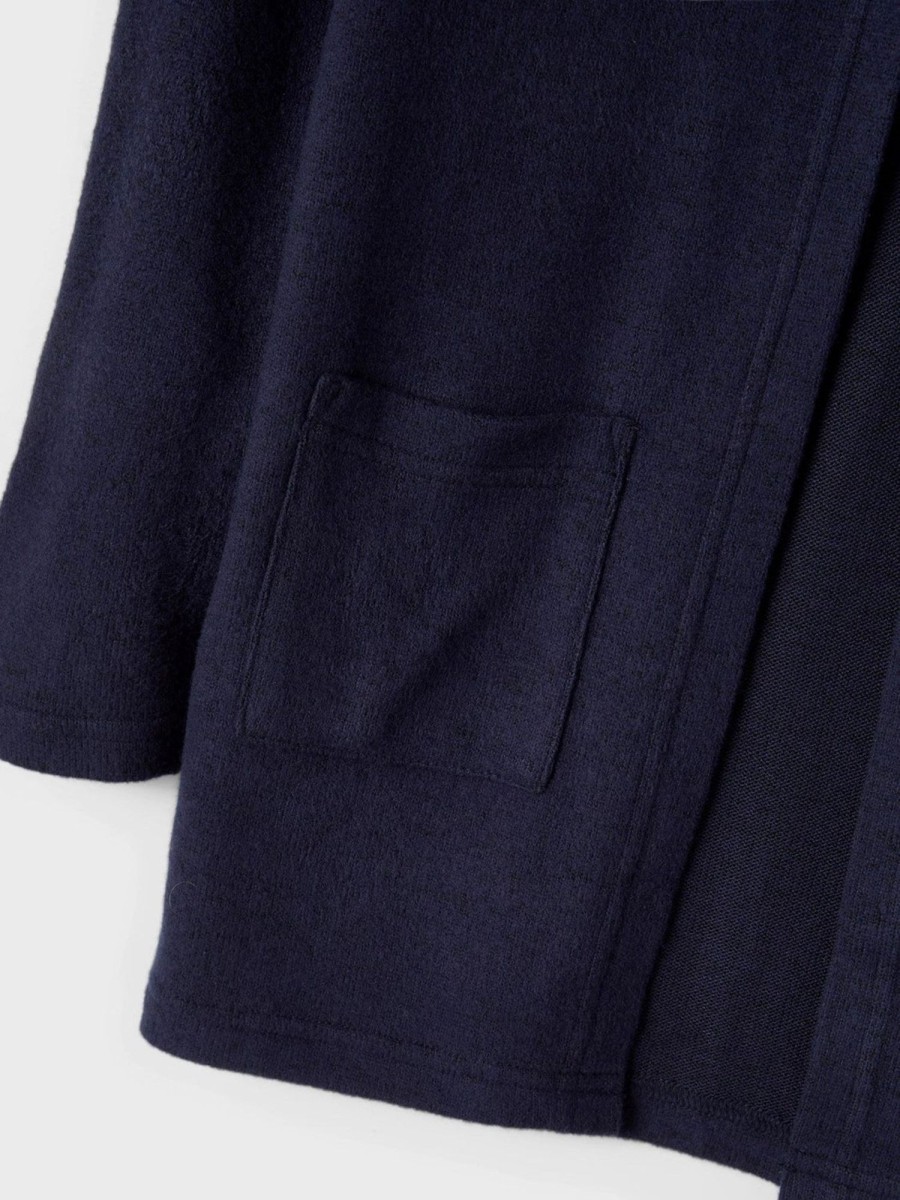 Born Name It Overdele | Victi Knit Cardigan - Dark Sapphire