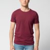 Herre TeeShoppen T-Shirts | Muscle T-Shirt - Bordeaux