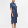 Dame Object Kjoler | Tilda Maxi Kjole - Blue Indigo