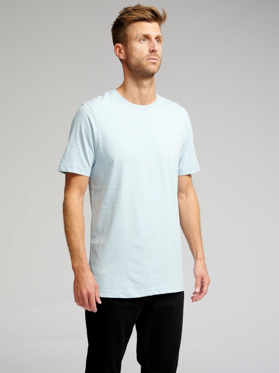 Herre TeeShoppen T-Shirts | Basic T-Shirt - Lysebla