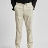 Herre Selected Homme Bukser | Miles Flex Chino Pant - Moonstruck (Okologisk Bomuld)