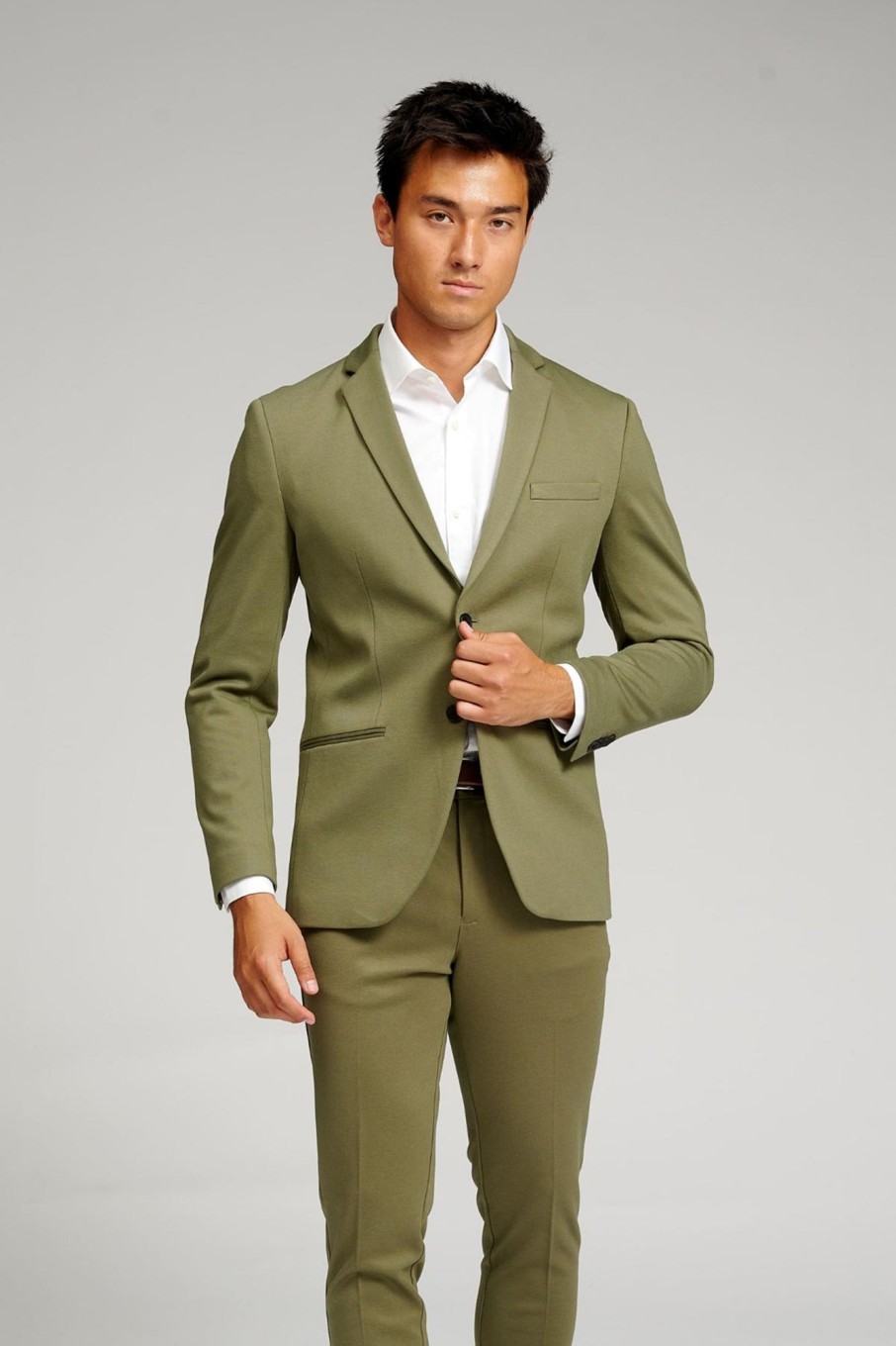 Herre TeeShoppen Blazere | Den Originale Performance Blazer - Oliven