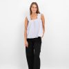 Dame PIECES T-Shirts & Toppe | Lelou Top - Kentucky Blue