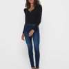 Dame Jacqueline de Yong Jeans | De Originale Performance Jeans - Bla Denim (High Waist)