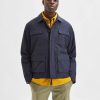 Herre Selected Homme Jakker & Frakker | Regen Field Jacket - Sky Captain