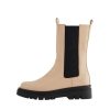 Dame PIECES Sko | Tia Chelsea Boot - Beige