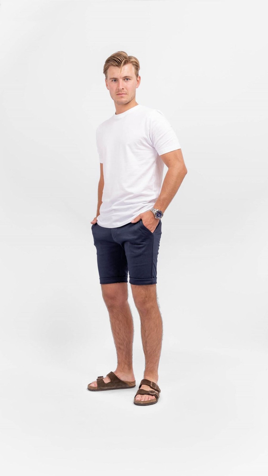 Herre TeeShoppen Shorts | Chino Shorts - Navy