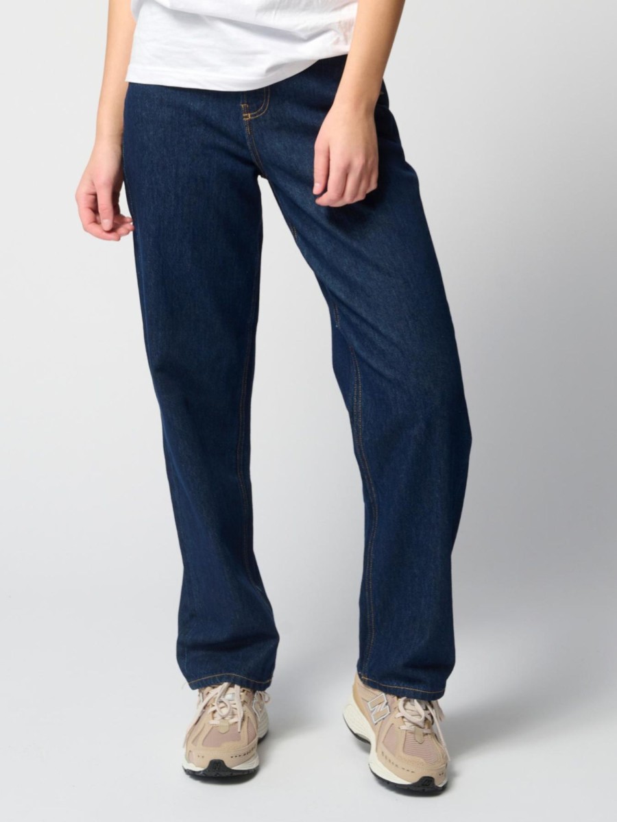 Dame TeeShoppen Jeans | De Originale Performance Loose Jeans - Dark Blue Denim