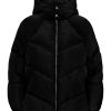 Dame PIECES Jakker & Frakker | Neli City Puffer Jakke - Sort