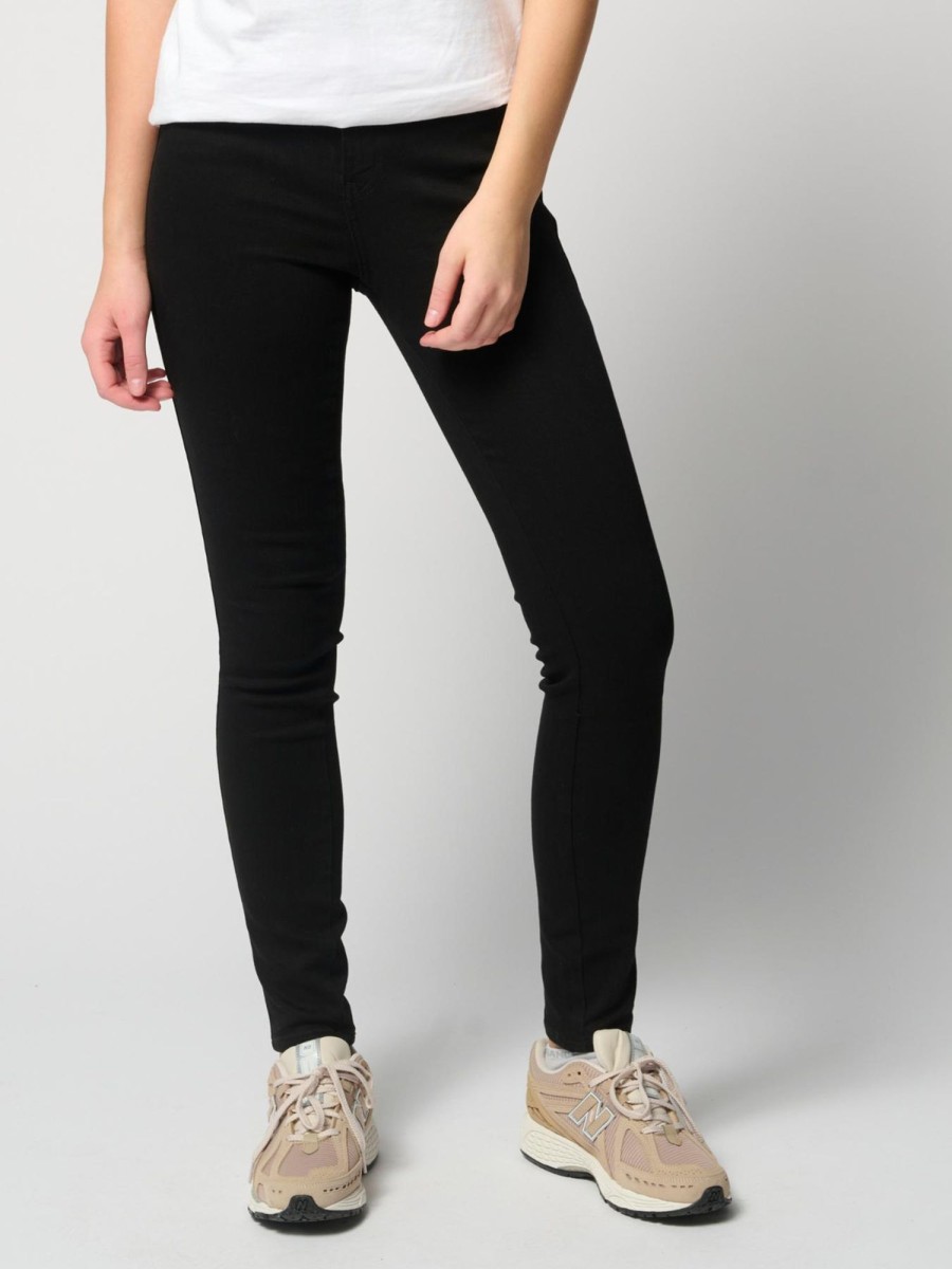 Dame TeeShoppen Jeans | De Originale Performance Skinny Jeans - Black Denim