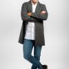 Herre Jack u0026 Jones Jakker & Frakker | Tommy Wool Coat - Mork Gra