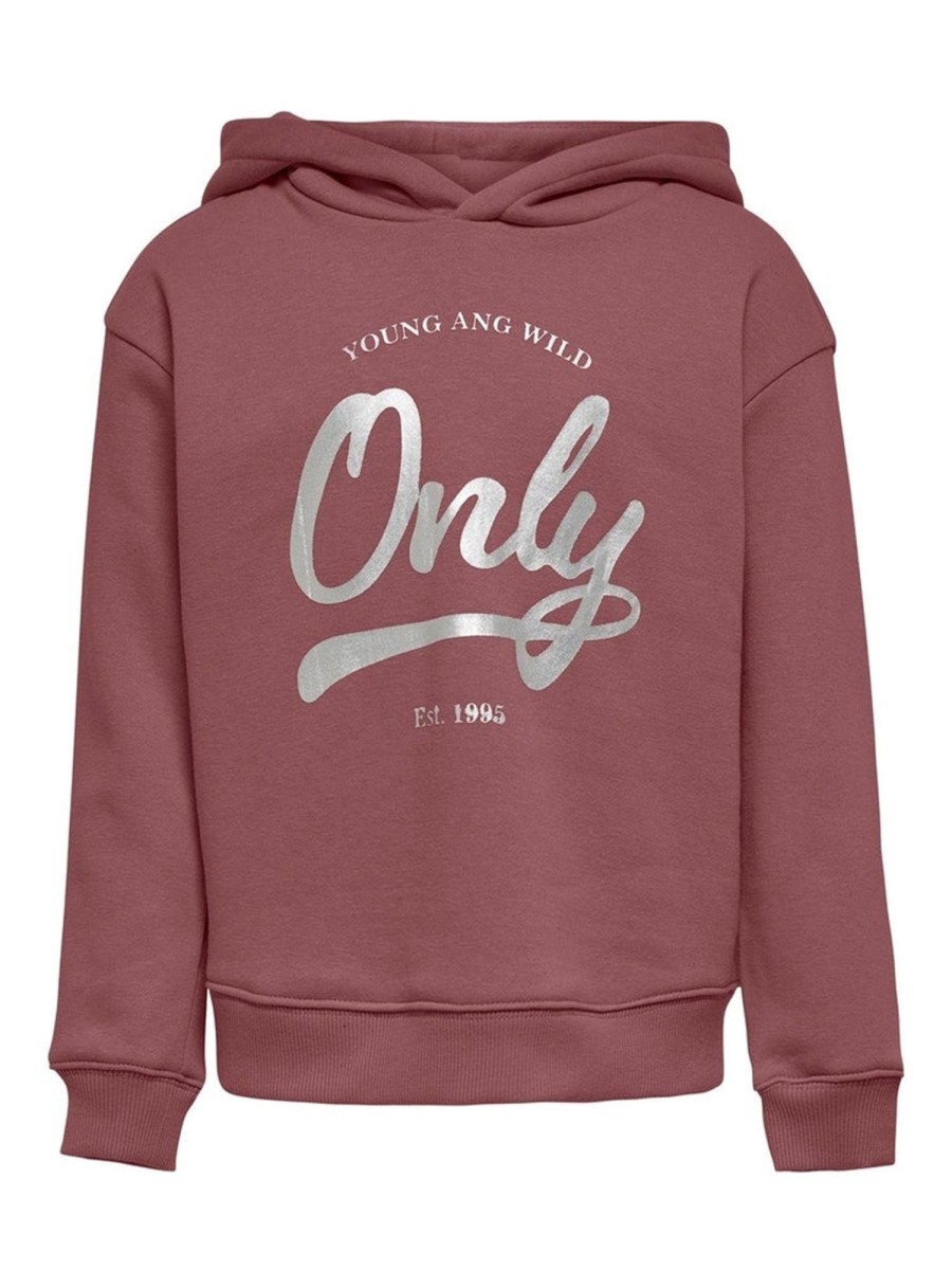 Born Kids Only Trojer | Every Life Logo Hoodie - Rose Brown