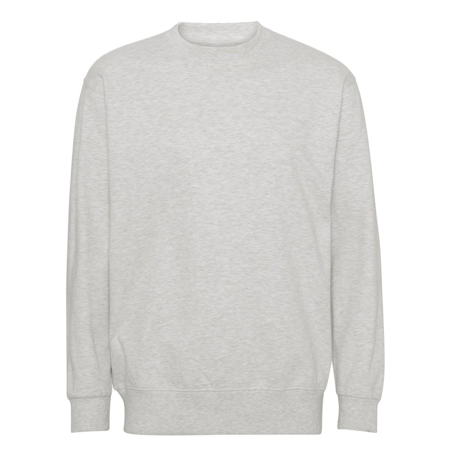 Dame TeeShoppen Trojer | Basic Crewneck - Askegra (Dame)