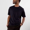 Herre TeeShoppen T-Shirts | Oversized T-Shirt - Dark Navy