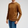 Herre TeeShoppen Trojer | Basic Crewneck Sweat - Brun