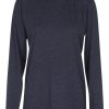 Herre TeeShoppen Strik | Rullekrave Troje - Heather Blue