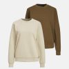 Dame TeeShoppen Trojer | Basic Crewneck Sweat - Pakketilbud (2 Stk.)