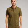 Herre TeeShoppen Poloshirts | Muscle Polo Shirt - Armygron