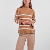 Dame PIECES Strik | Nuska Oversize Strik - Indian Tan