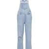 Dame ONLY Jeans | Emmi Denim Overall - Light Blue Denim