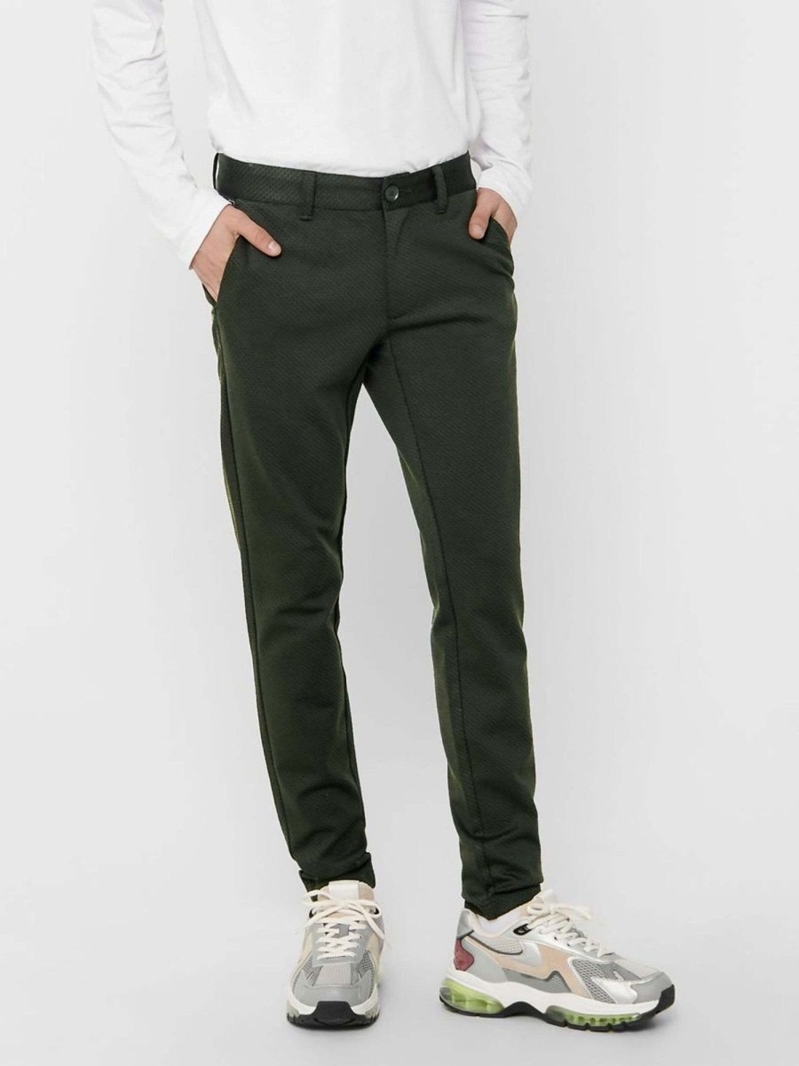 Herre Only u0026 Sons Bukser | Mark Pants - Morkegron (Monstrede)