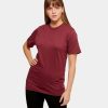 Dame TeeShoppen T-Shirts & Toppe | Oversized T-Shirt - Bordeaux