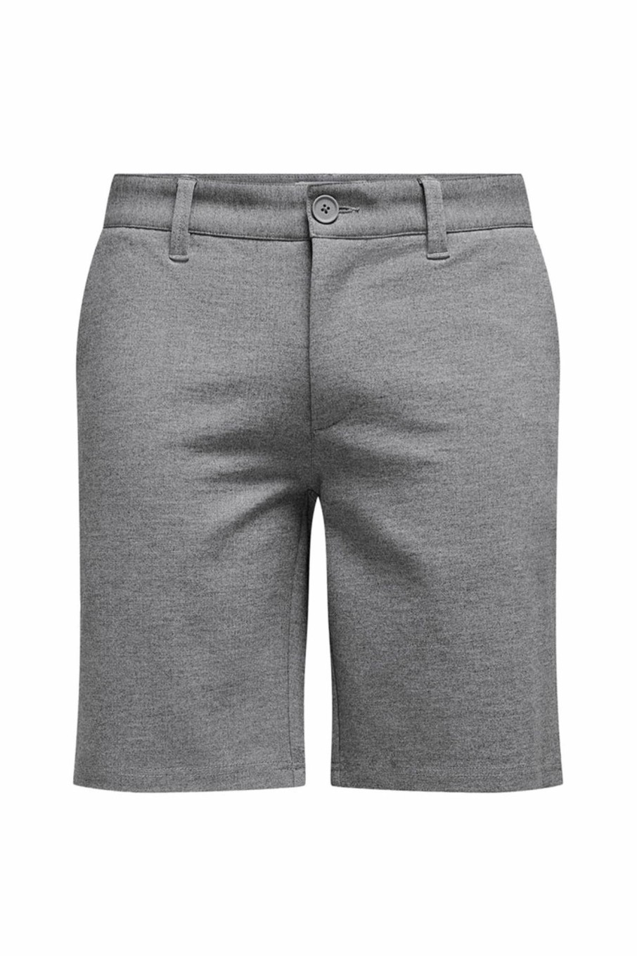 Herre TeeShoppen Shorts | Chino Shorts - Grey Melange