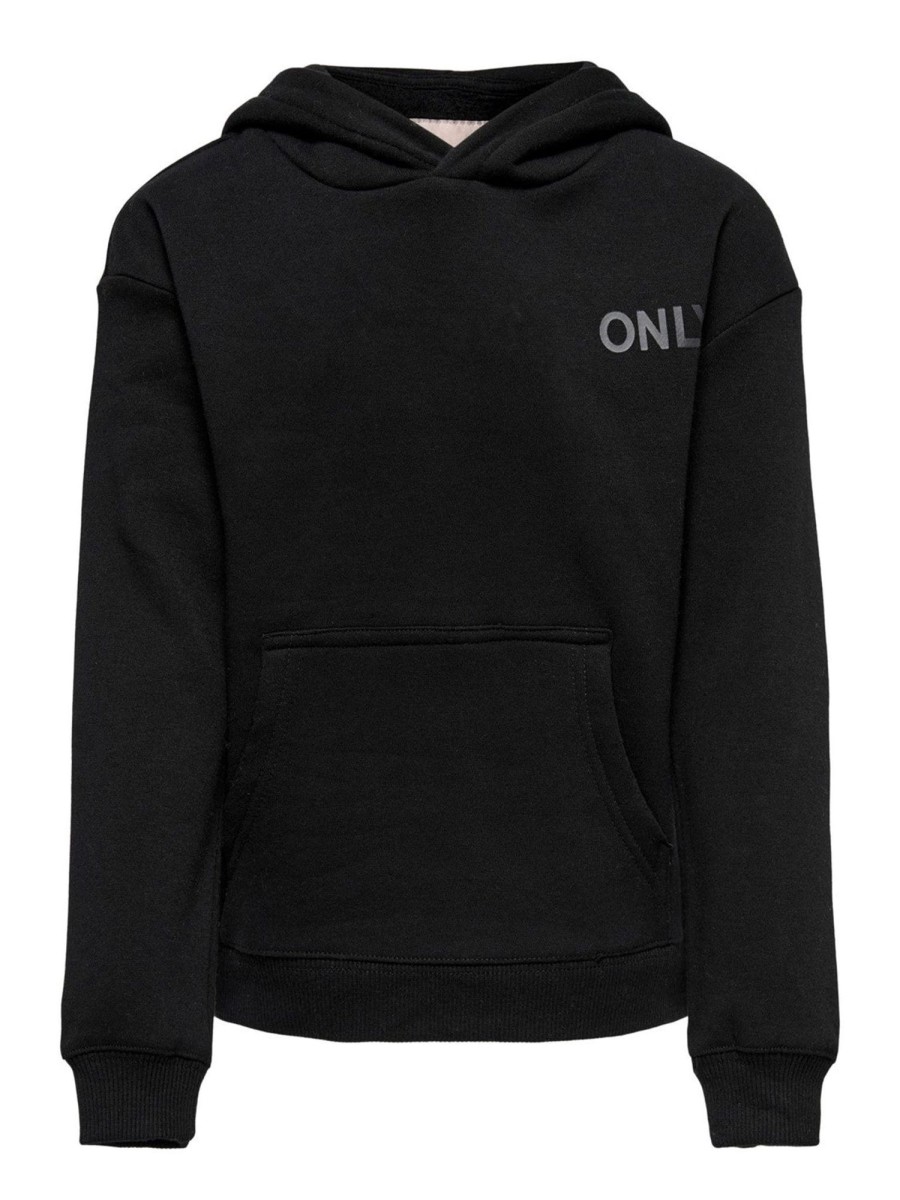 Born Kids Only Trojer | Every Life Small Logo Hoodie - Sort