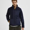 Herre Selected Homme Jakker & Frakker | Nohr Fleece Jacket - Dark Navy