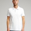 Herre TeeShoppen Poloshirts | Muscle Polo Shirt - Hvid