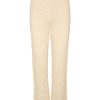 Dame Vero Moda Bukser | Evelyn High-Waist Crochet Pants - Birch