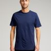 Herre TeeShoppen T-Shirts | Basic T-Shirt - Navy