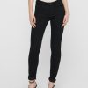 Dame Jacqueline de Yong Jeans | De Originale Performance Jeans - Sort (Mid Waist)